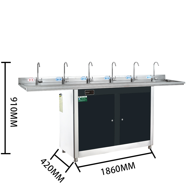 六龍頭不銹鋼節(jié)能飲水機(jī)